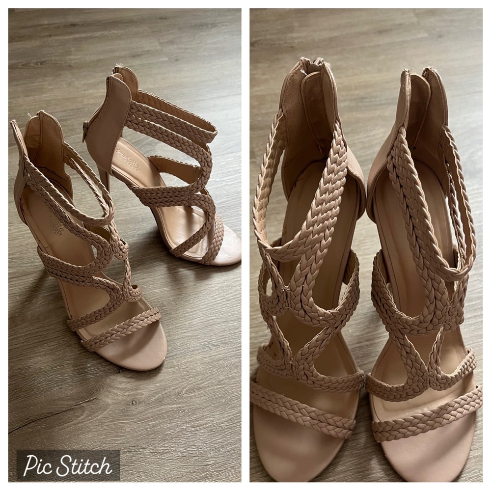 Braided Tan Women's Heels